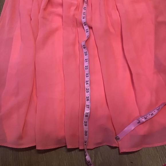 ASOS 14 plus size pink chiffon skirt - Picture 5 of 8